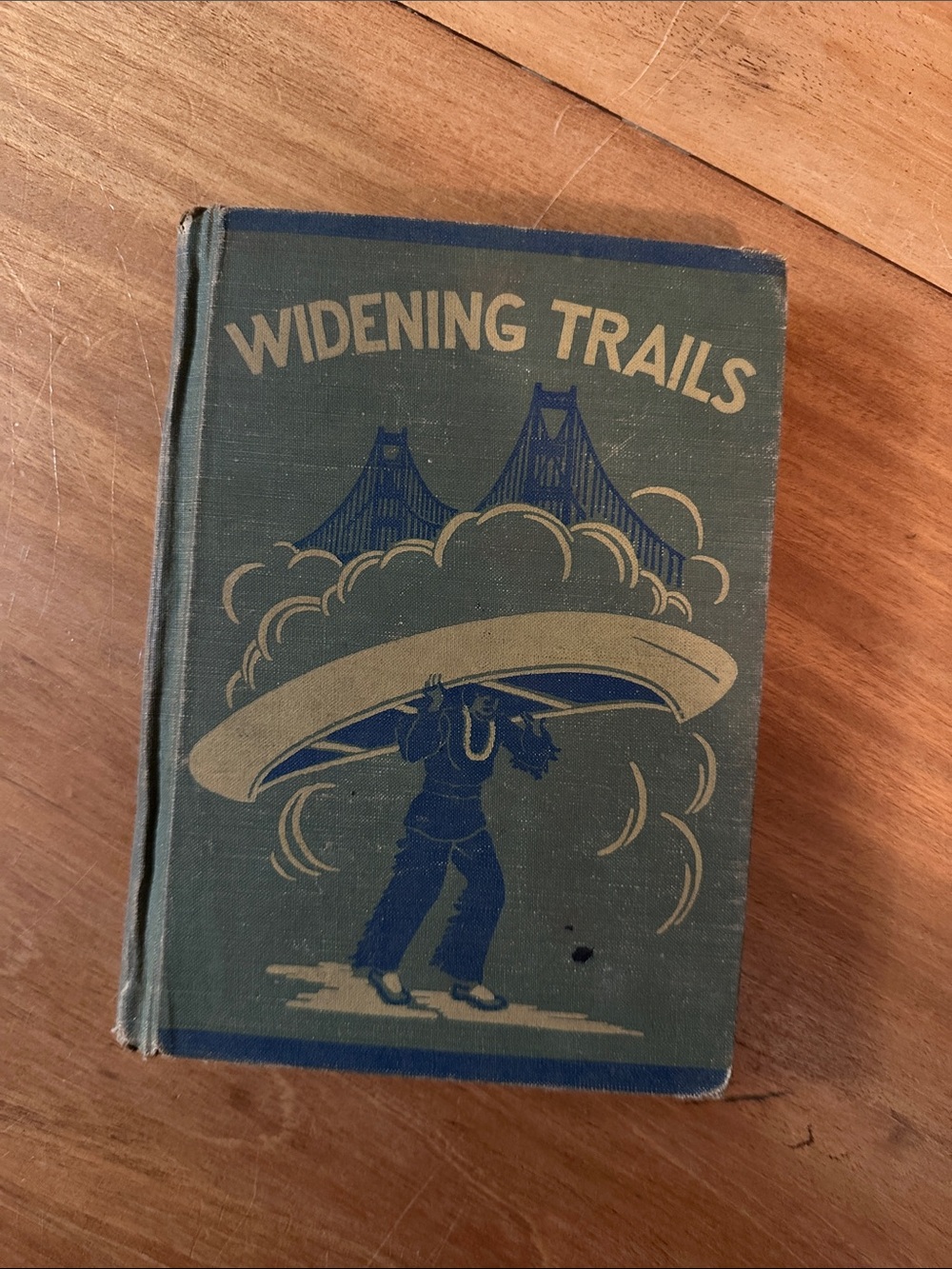 Vintage 1939-40 Hard Back Book Widening Trails Lyons & Carahan
